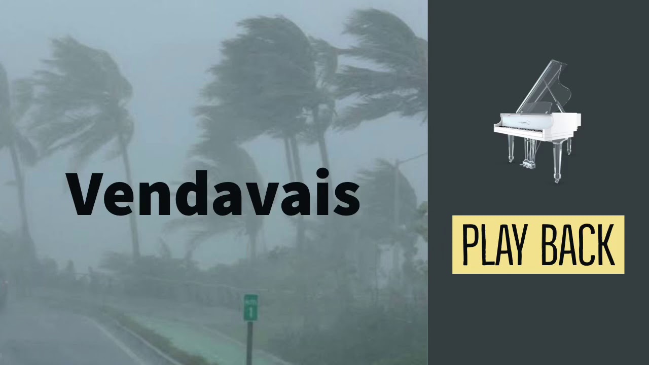 Vendavais - Playback Piano versão Amanda Wanessa