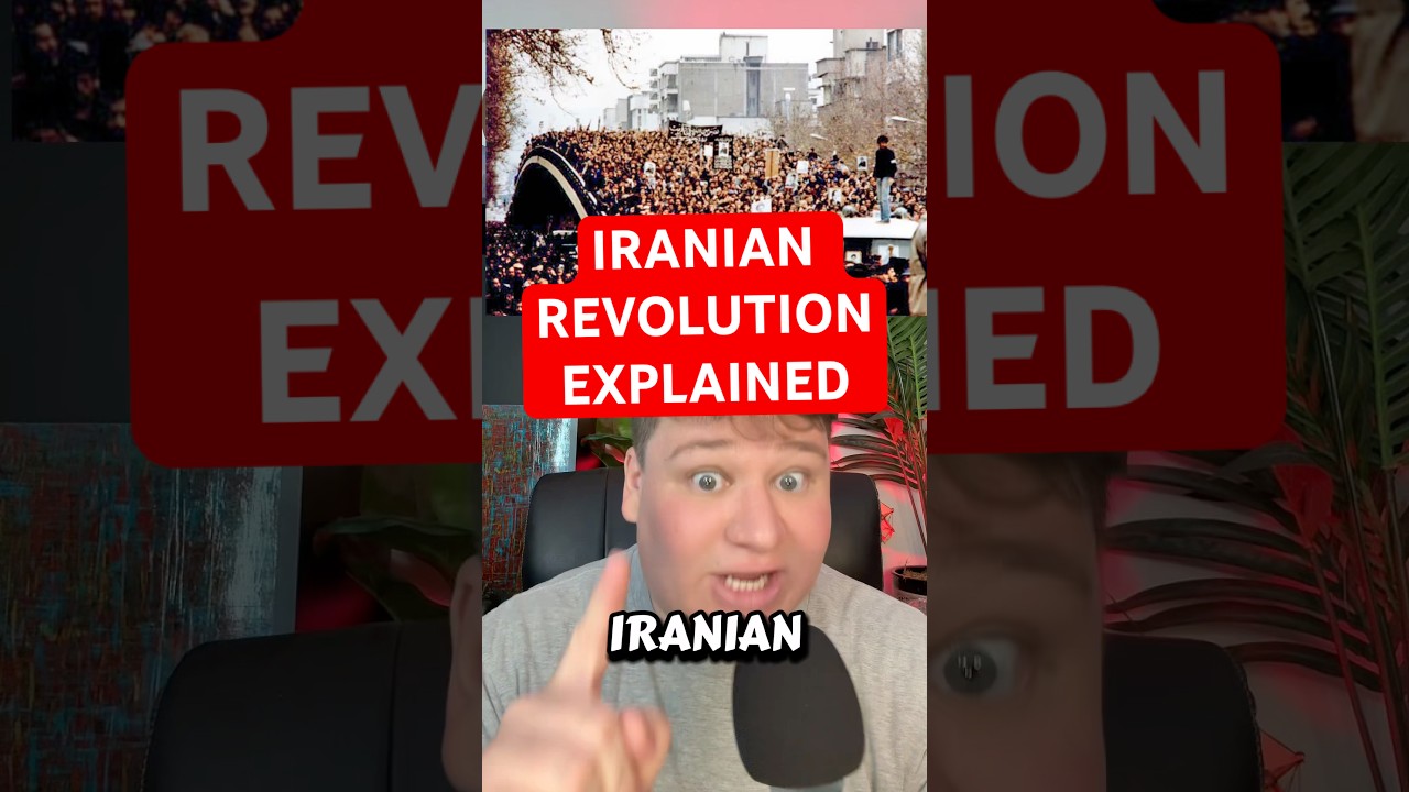 IRANIAN REVOLUTION EXPLAINED IN 1 MINUTE #history #historical #news #historyfacts #iran #explained