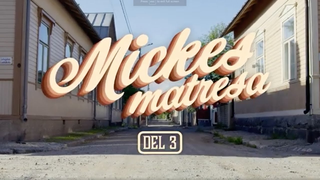 Mickes matresa S01E03: En dag som korvm&auml;stare med genuina hot dogs och grillr&ouml;ra