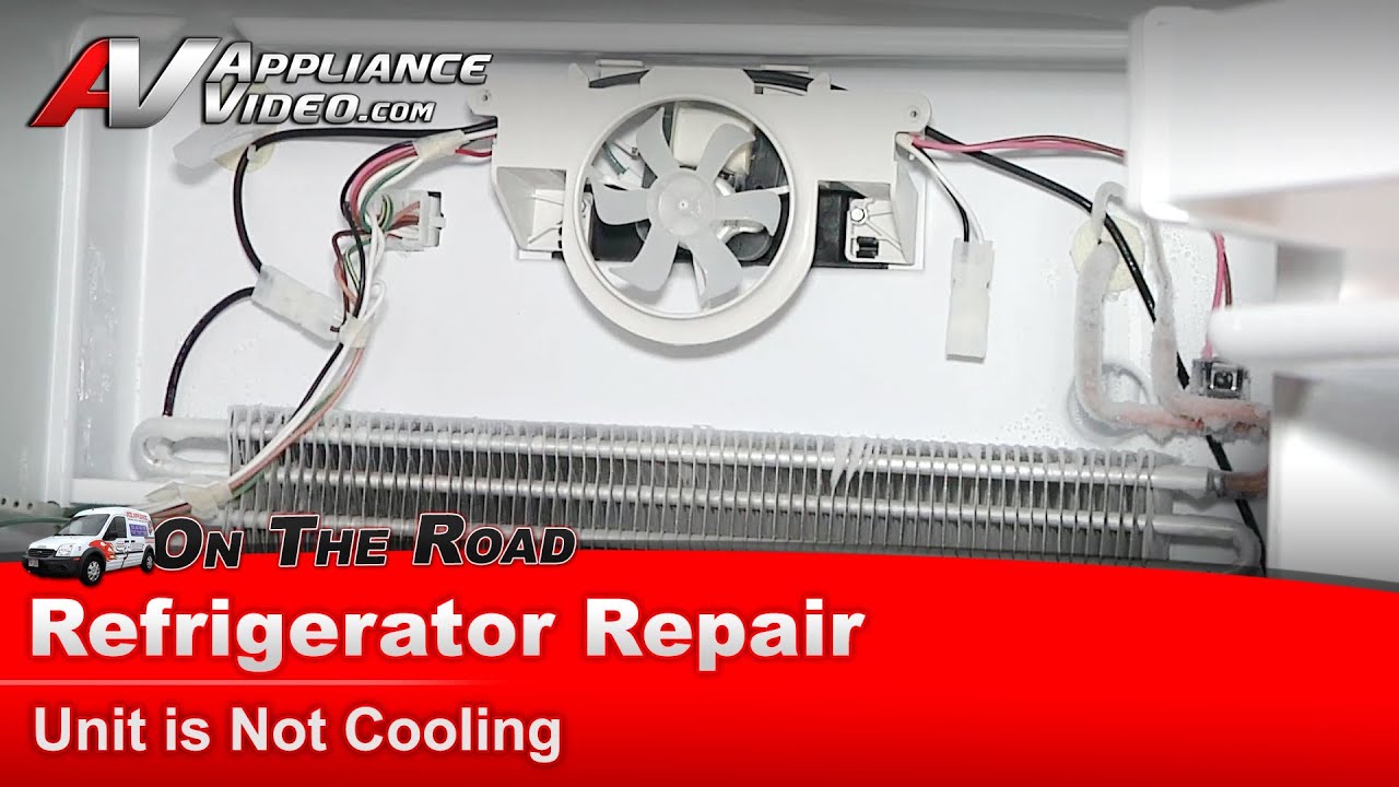 Amana Refrigerator Repair - Does Not Cool - Evaporator Fan Motor