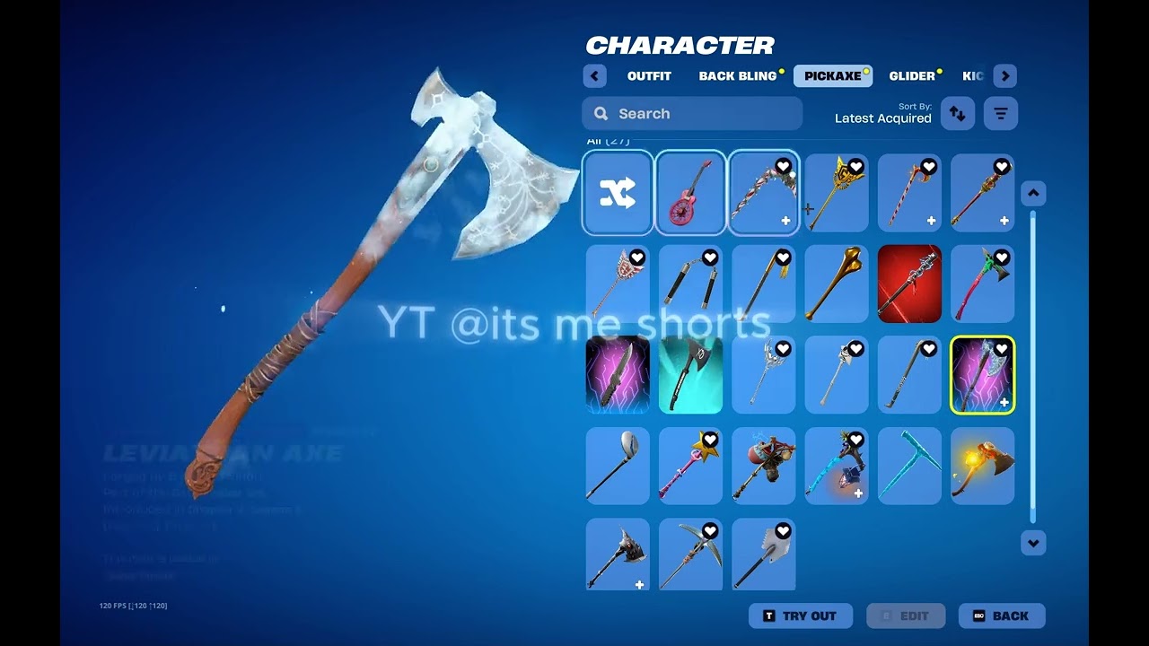 LER DESCRIÇÃO!!! VENDO OU TROCO CONTA FORTNITE POR UMA DE FF/ CONTA COM MACHADO LEVIATÃ + 370 SKINS