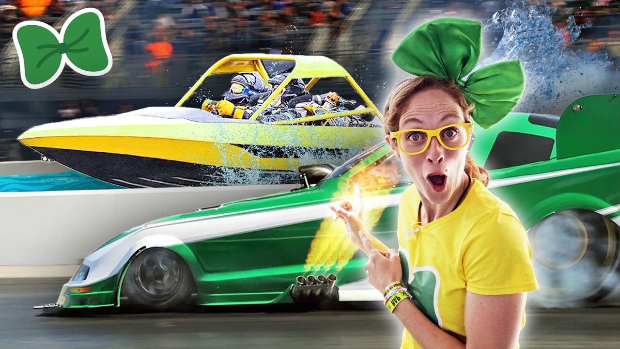 Sprint Boats vs. Drag Cars: Fast, Loud, and Epic Races! 🚤💨 🏁