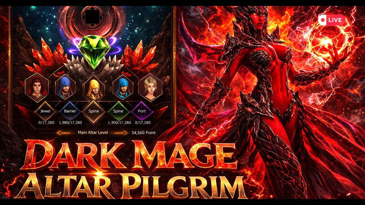 CABAL ONLINE - Dark Mage  🔥Altar Pilgrim Guide – Fast Rank Up