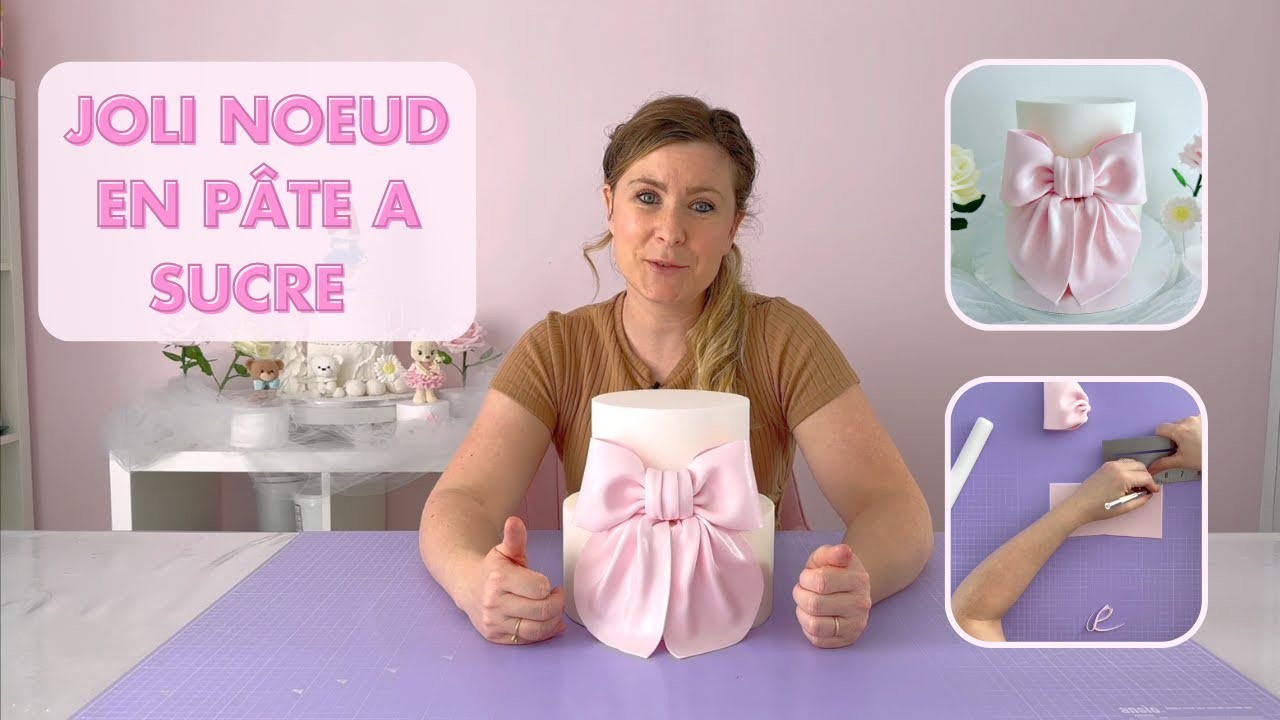 TUTORIEL : Joli noeud en pâte à sucre