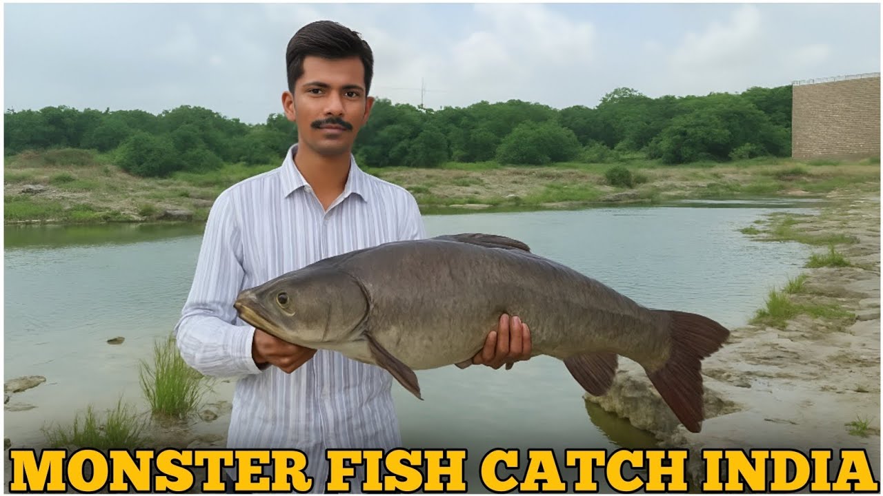 Giant River Fish Caught In India | Machhu Dam 2 Fishing - Morbi Fish