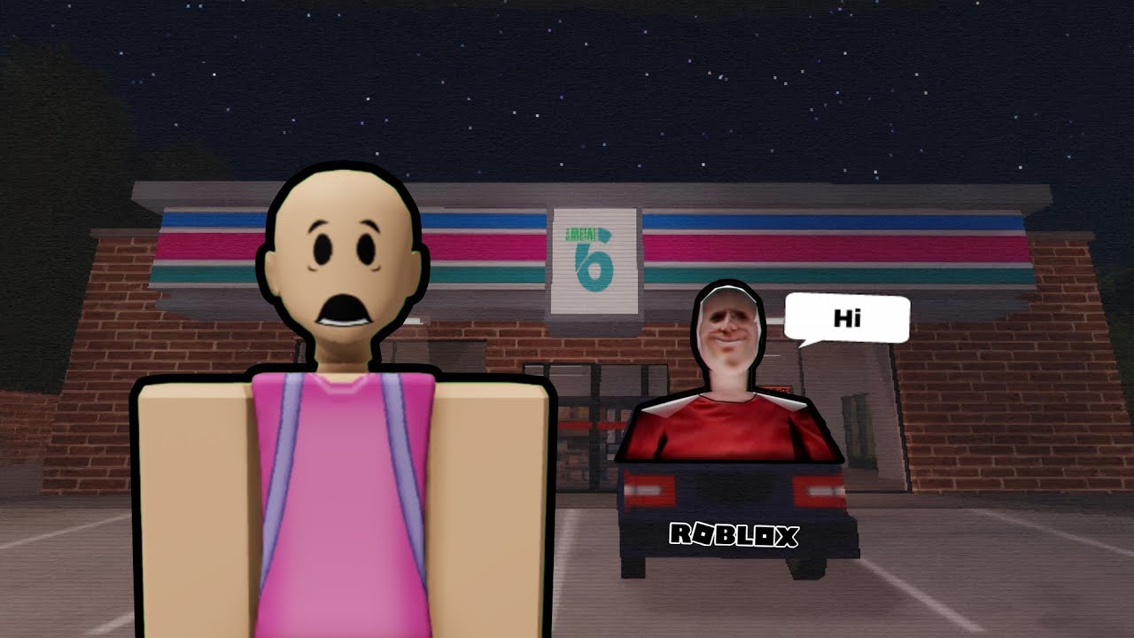 This place is CREEPY 😭 |  Roblox Midnight Cashiers 😨