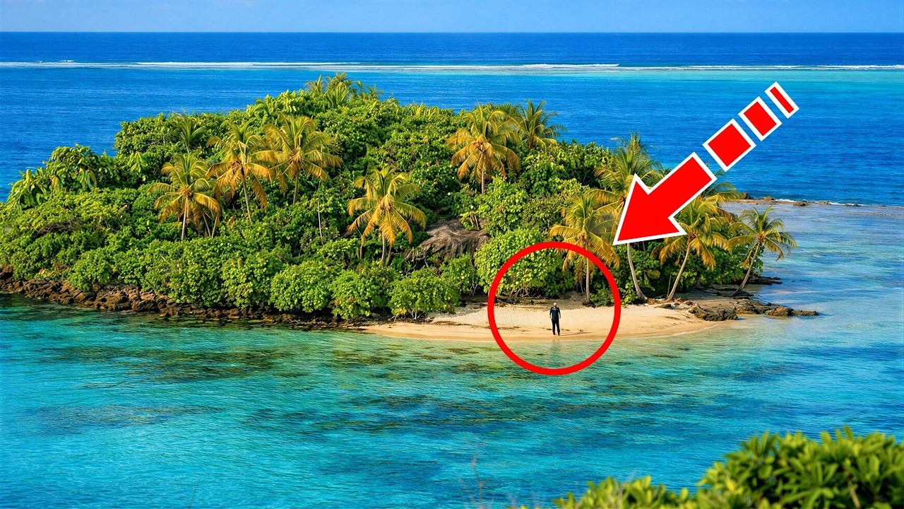 A fisherman finds an uninhabited island. When he came ashore, he turned pale!