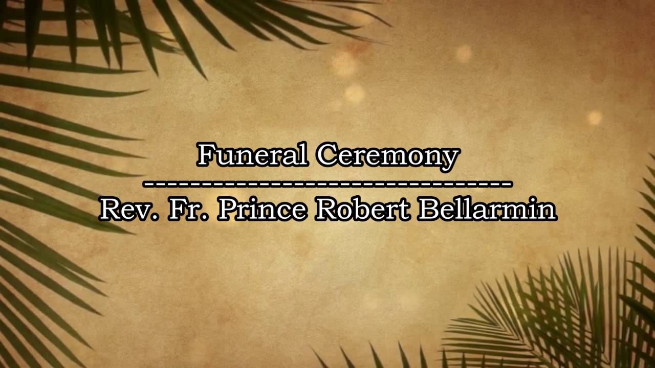 16-02-2026 || Funeral Mass of Late Fr. Prince Robert Bellarmin || Diocese of Coimbatore.