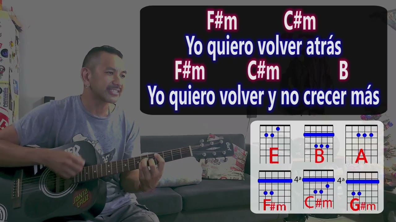 Attaque 77 Crecer ( cover acustico ) + Letra + Acordes de guitarra.