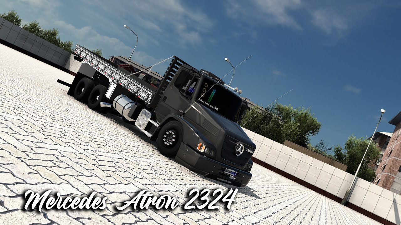 Merceders Atron 2324 com carga animada- Mapa EAA!