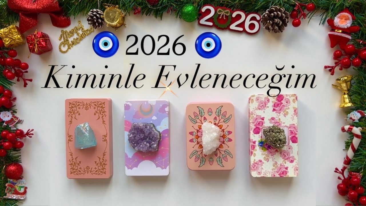  2026’da Evleneceğin Kişiyle Tanışacak mısın? | Nerede, Ne Zaman, Adı, Burcu 🔮 (4 Deste Tarot) 👰🏻🤵🏻