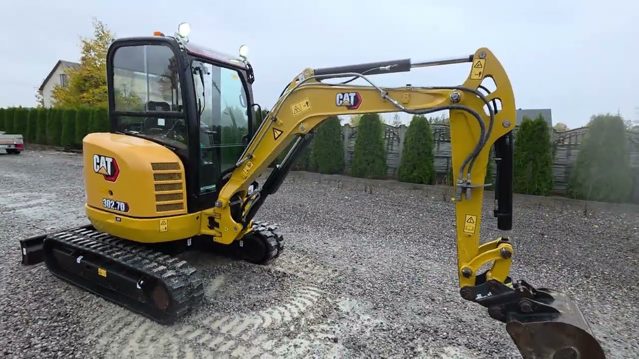 Prezentacja CAT 302.7 DCR 2020r GOODBER sprowadzane maszyny stan idealny FUL 1 wł serwis