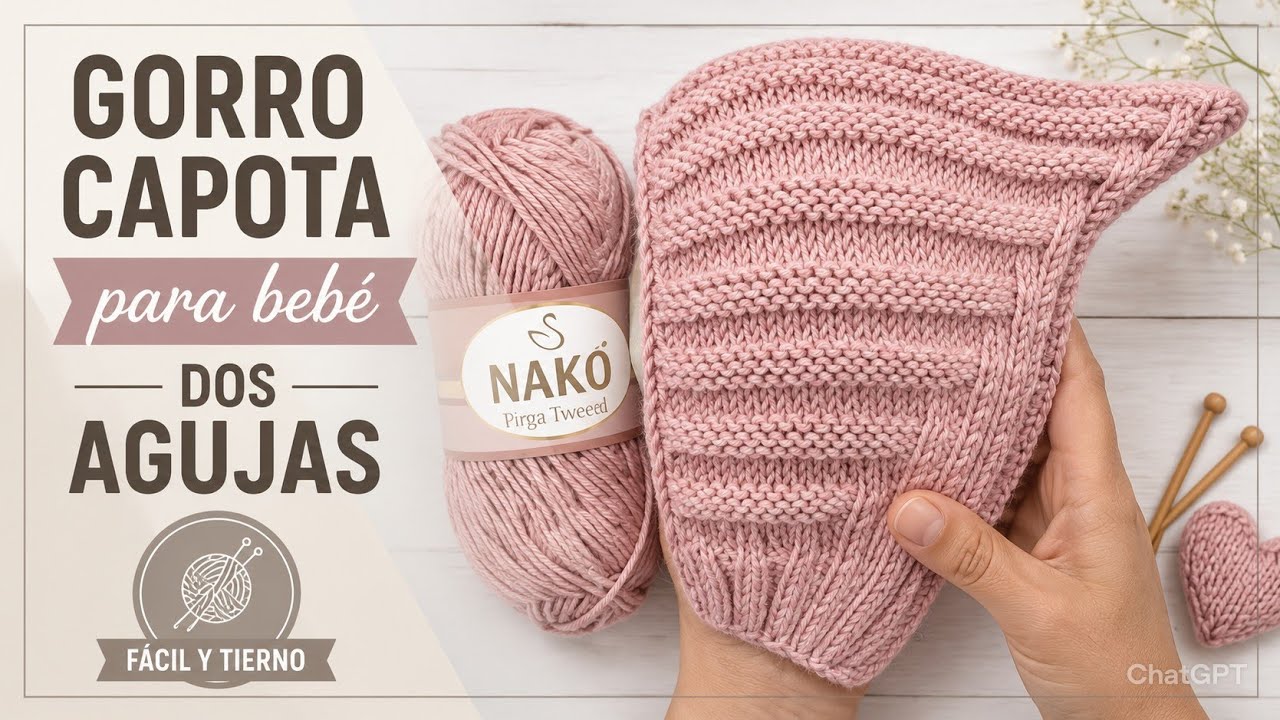 El Gorro ruso para bebe m&aacute;s bonito y viral de Internet aqu&iacute; paso a paso/Tejiendo con Leonardo 