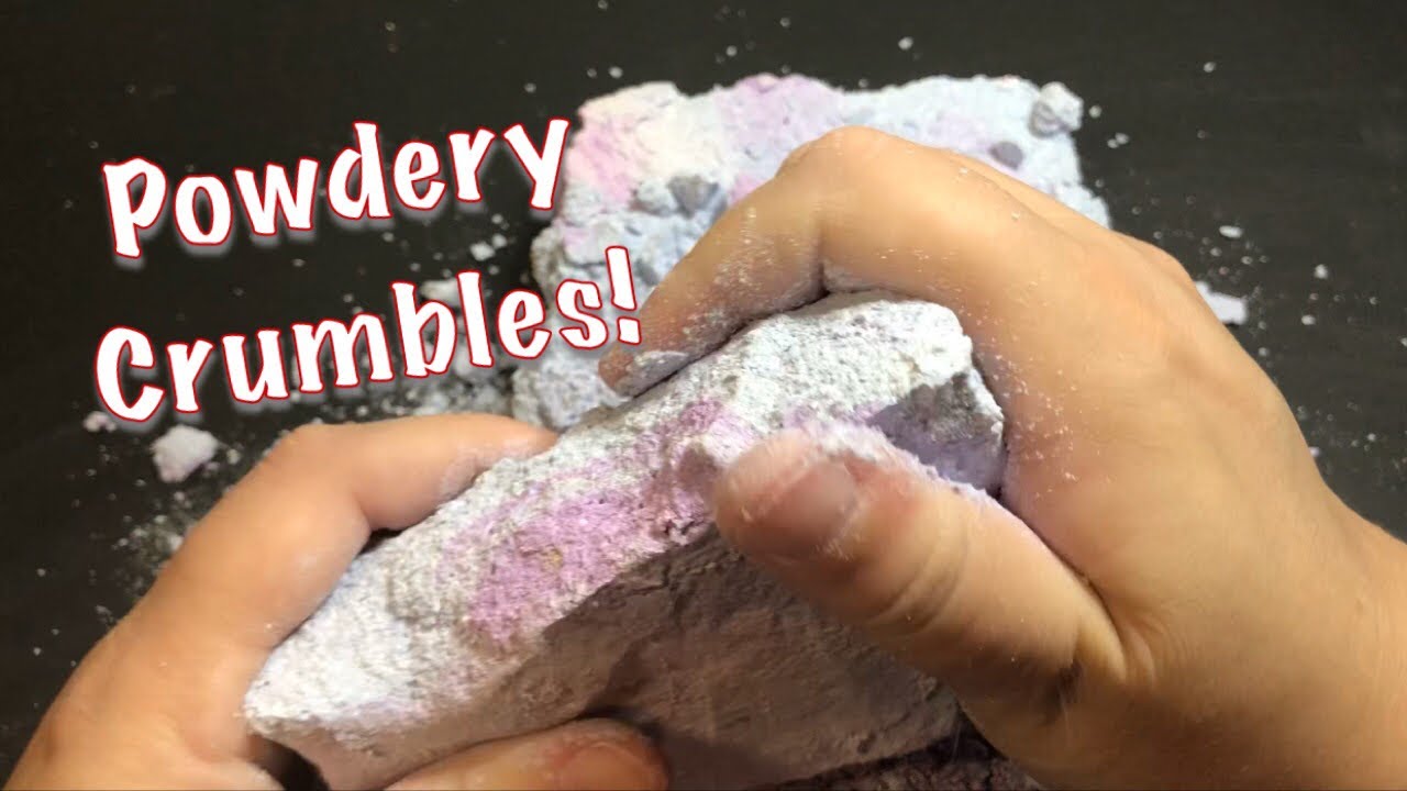 ASMR + Satisfying : All Powdery Hand Crumbles : Sleep Aid