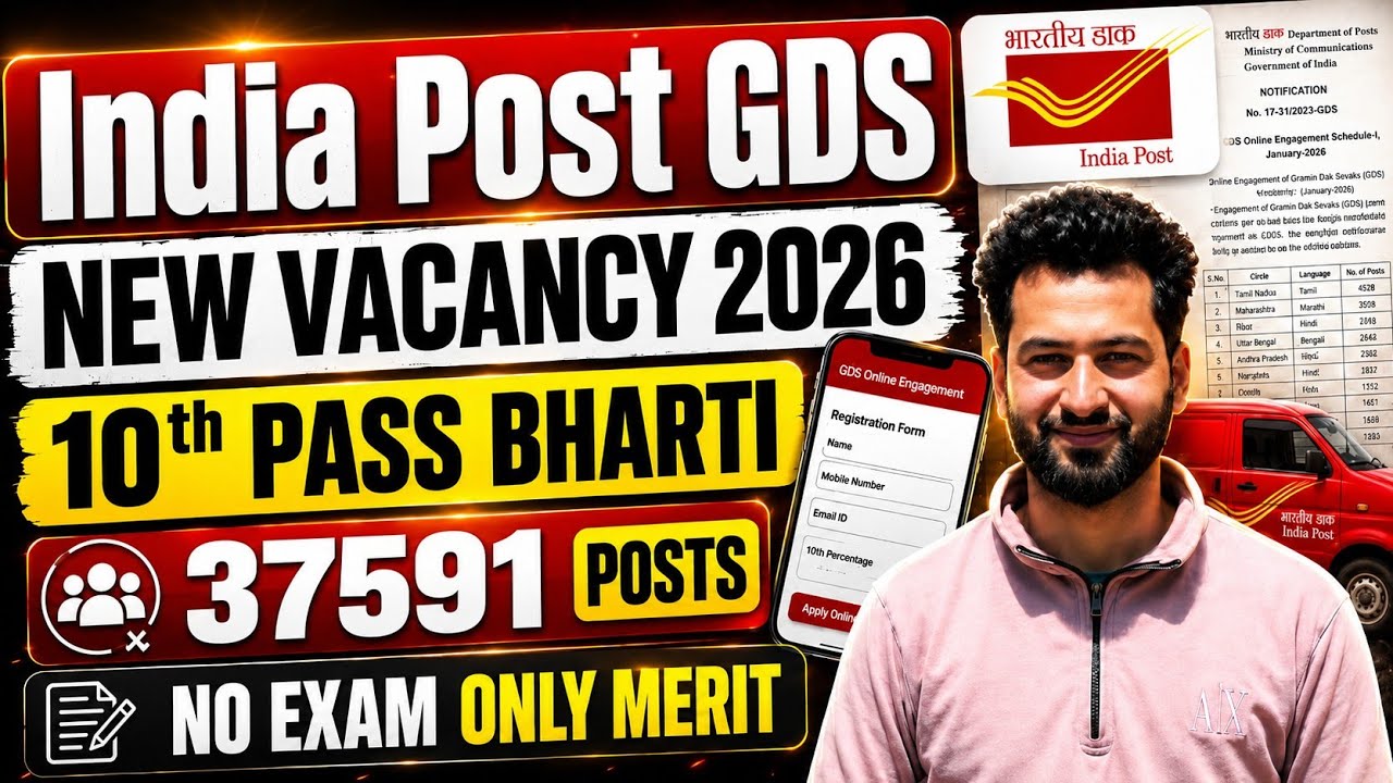 India Post Gds Schedule 2 New Vacancy 🔥 GDS New Posts 2026 | Gds Recruitment 2026 | Post Office Jobs