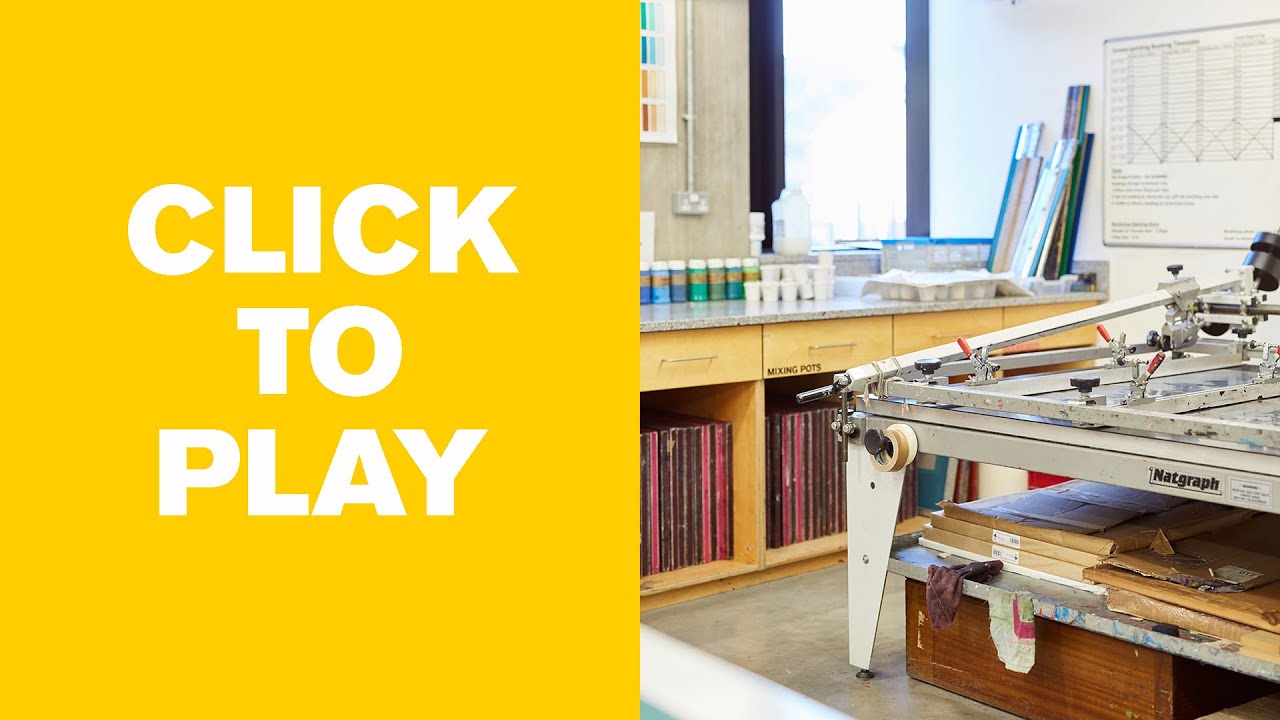 Welcome to Manchester School of Art - Workshop Tour