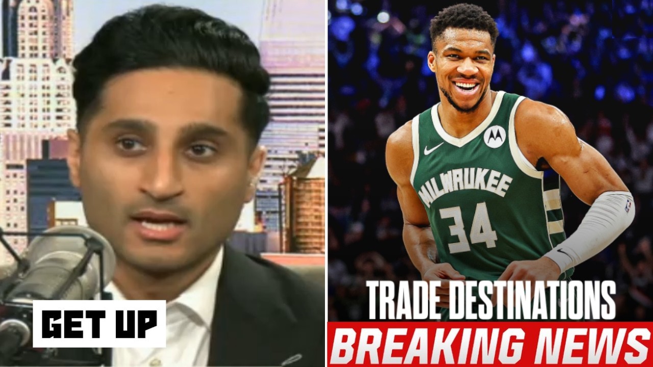 GET UP | Shams Charania LATEST on Giannis Antetokounmpo's trade rumors after Milwaukee Bucks drama