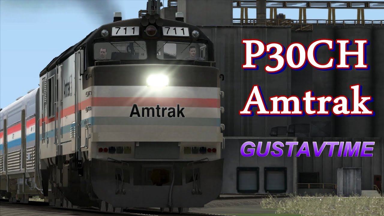 Travel the amtrak P30Ch