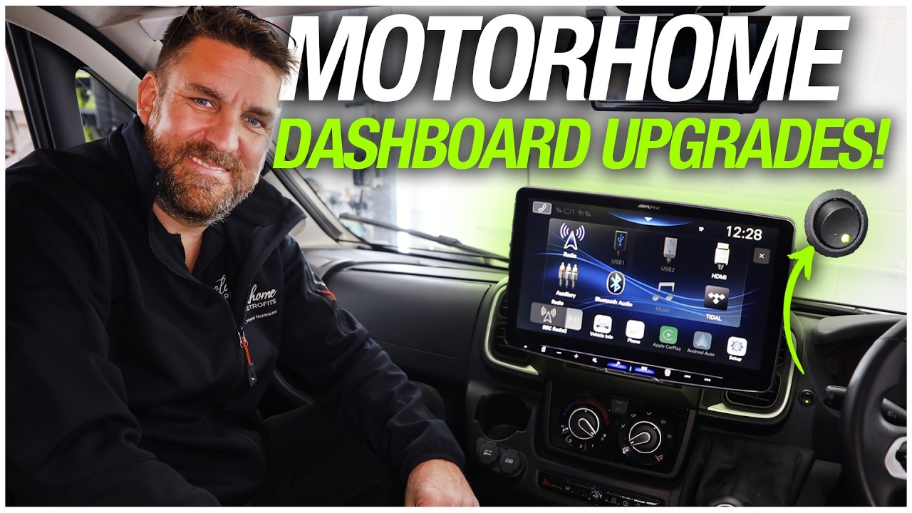 Alpine Halo 11, Leisure Battery Switch & HDMI - Motorhome Dashboard Upgrades!