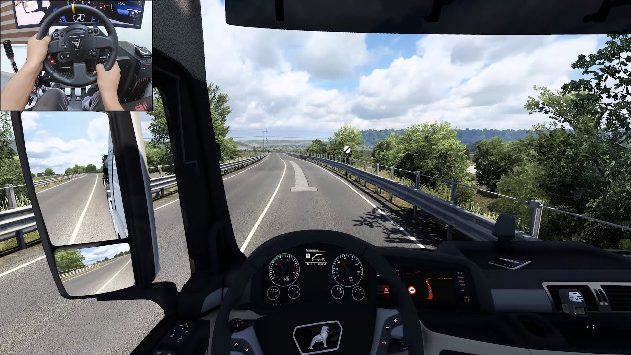 MAN TGX Euro 6 - Euro Truck Simulator 2 | Thrustmaster TX