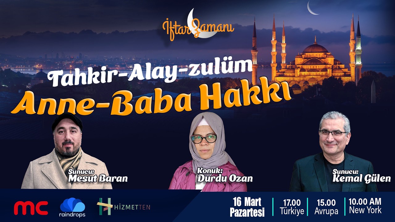 CANLI | 26.GÜN | İFTAR ZAMANI ”Tahkir, Alay, Zulüm ve Anne-Baba Hakkı