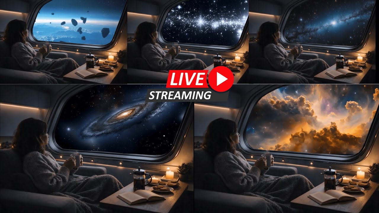 Space Travel 10 Hours Deep Space Ambience for Sleep & Study space white noise
