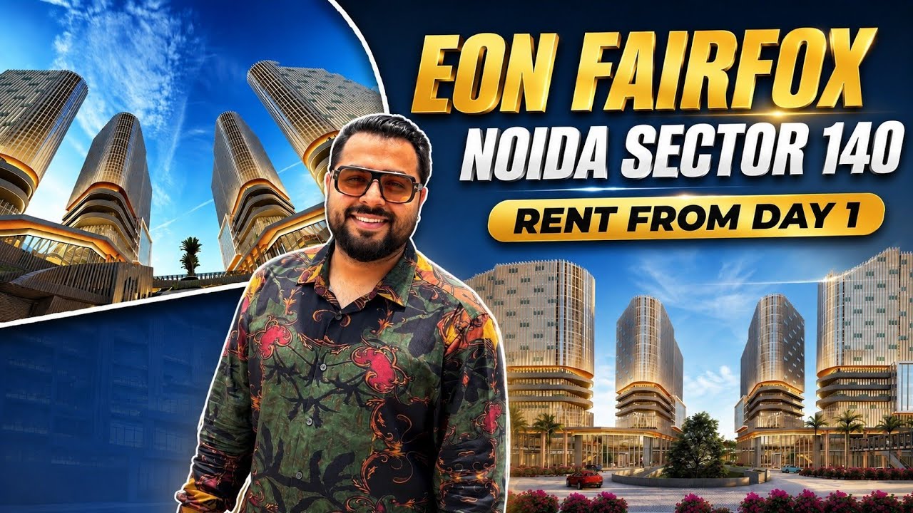 EON Fairfox Noida Sector 140A | Office Space Investment | Construction Update + Inside Tour