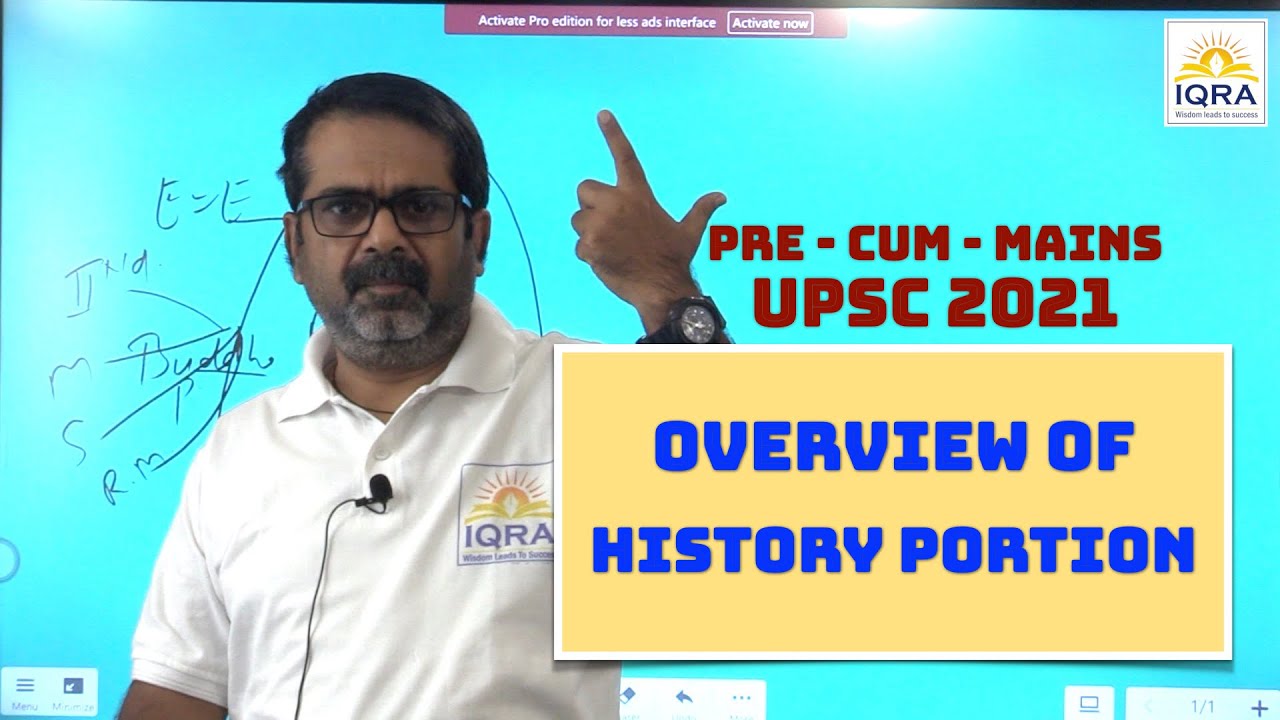 Ojha Sir Overview of History Portion for UPSC Mains 2021