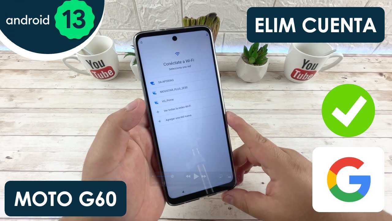 Eliminar Cuenta de Google Motorola Moto G60 | Android 12