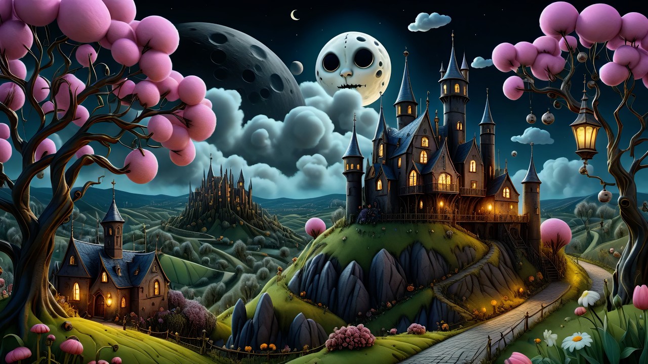 Gothic Cat Dream 4K