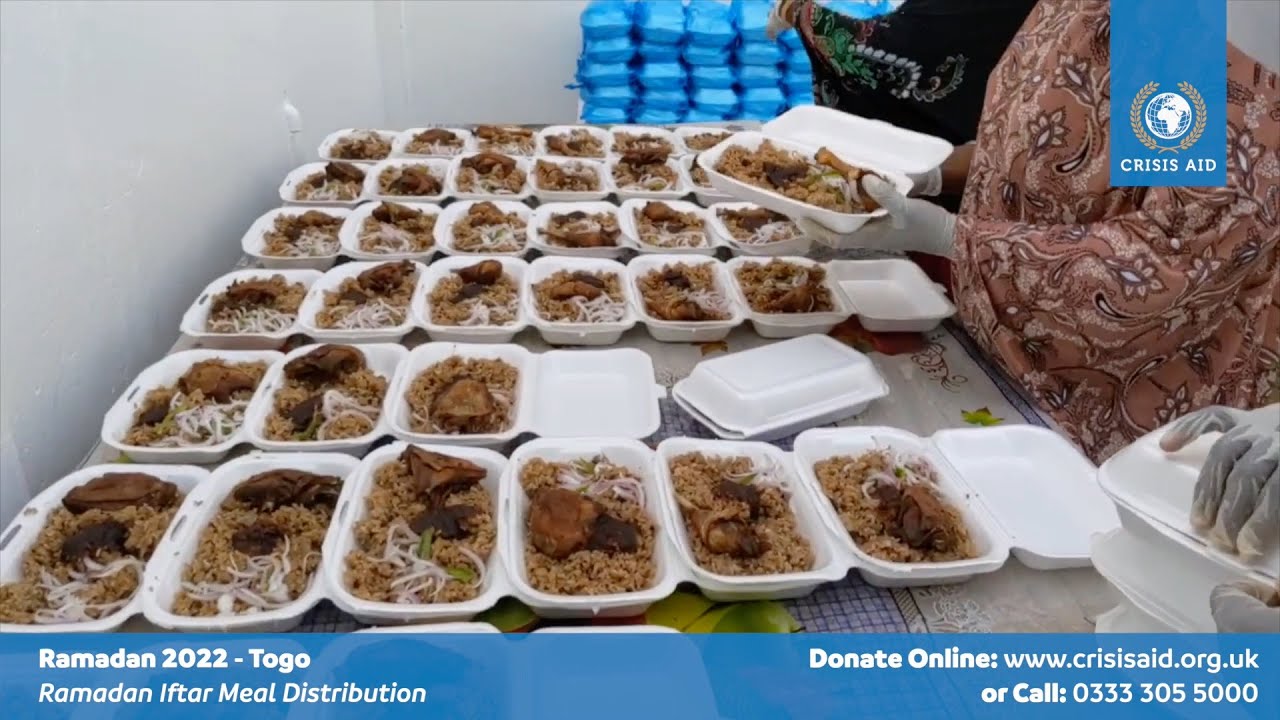 Ramadan 2022 - Iftar Meal Distribution - Togo | Donate at CrisisAid.org.uk