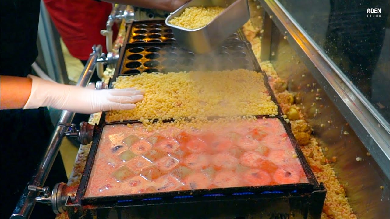 Crunchy Takoyaki - Street Food in Japan