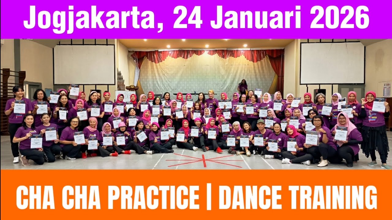 Cha Cha Practice | Line Dance Training | Yogyakarta 24 Januari 2026 | 3 Figure Cha Cha