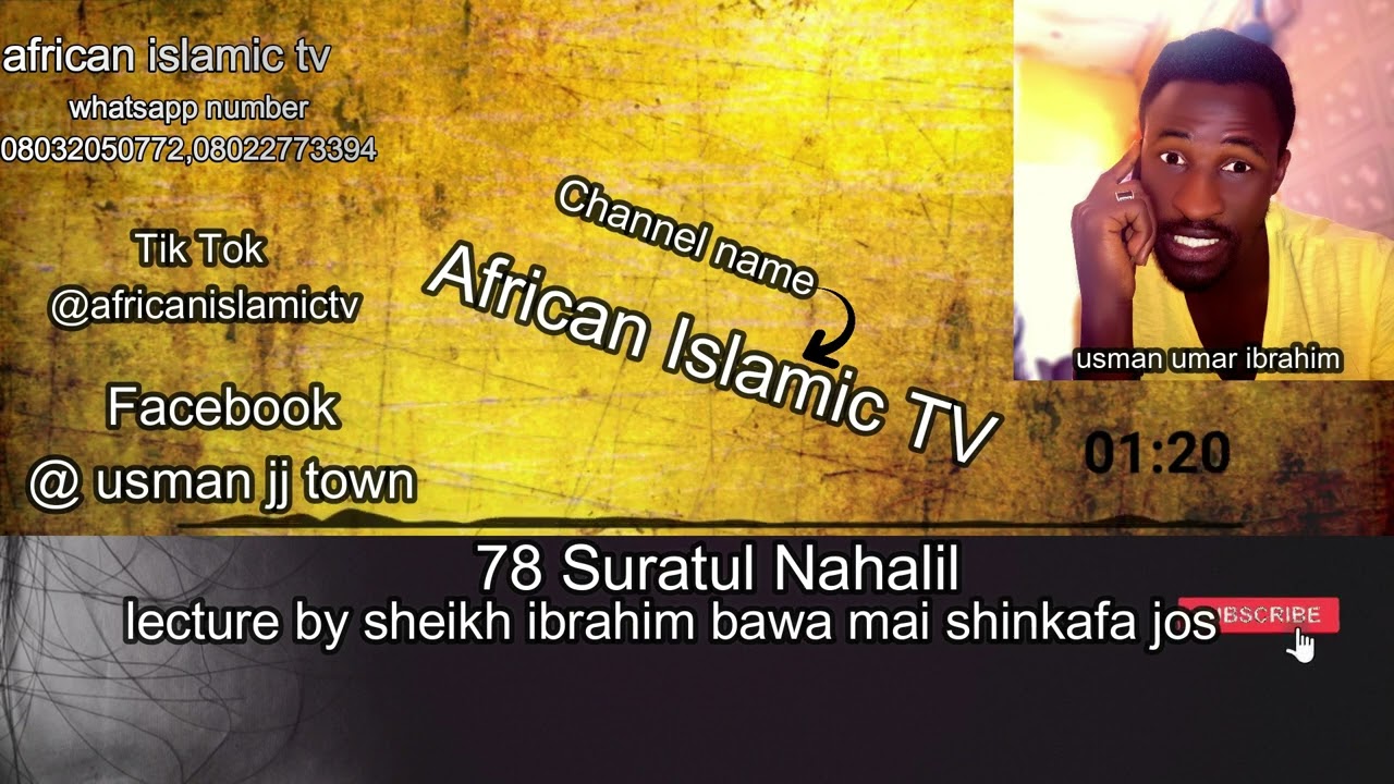 78 Suratul Nahalil by sheikh Ibrahim bawa Mai shinkafa jos
