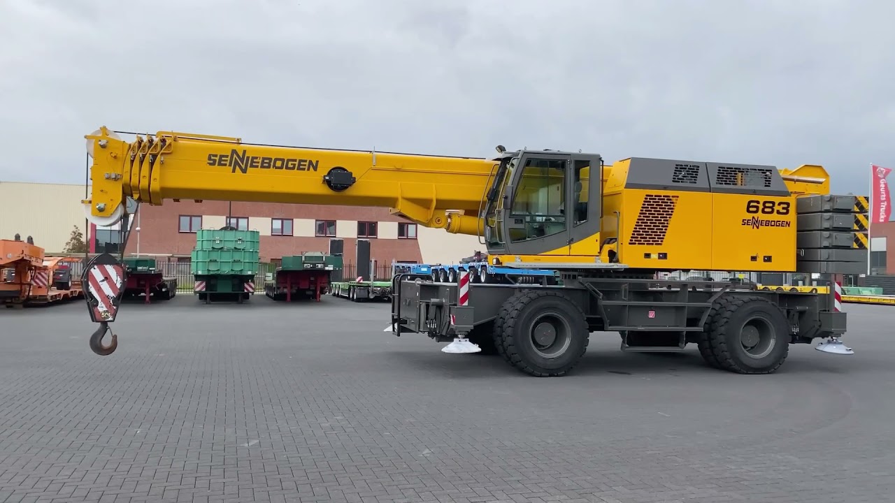 Sennebogen 683M 80 ton crane.