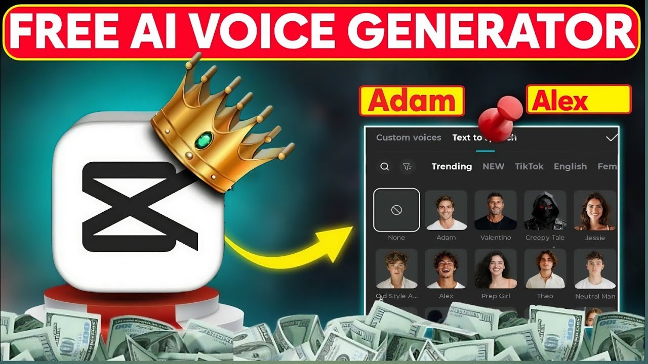 CapCut Ultra-Realistic AI Voice Generator | Monetizable Voiceover Tutorial