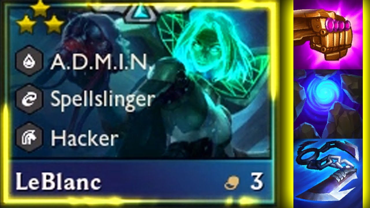 Aim Assist LeBlanc is a MACHINE GUN ! | TFT Set 8