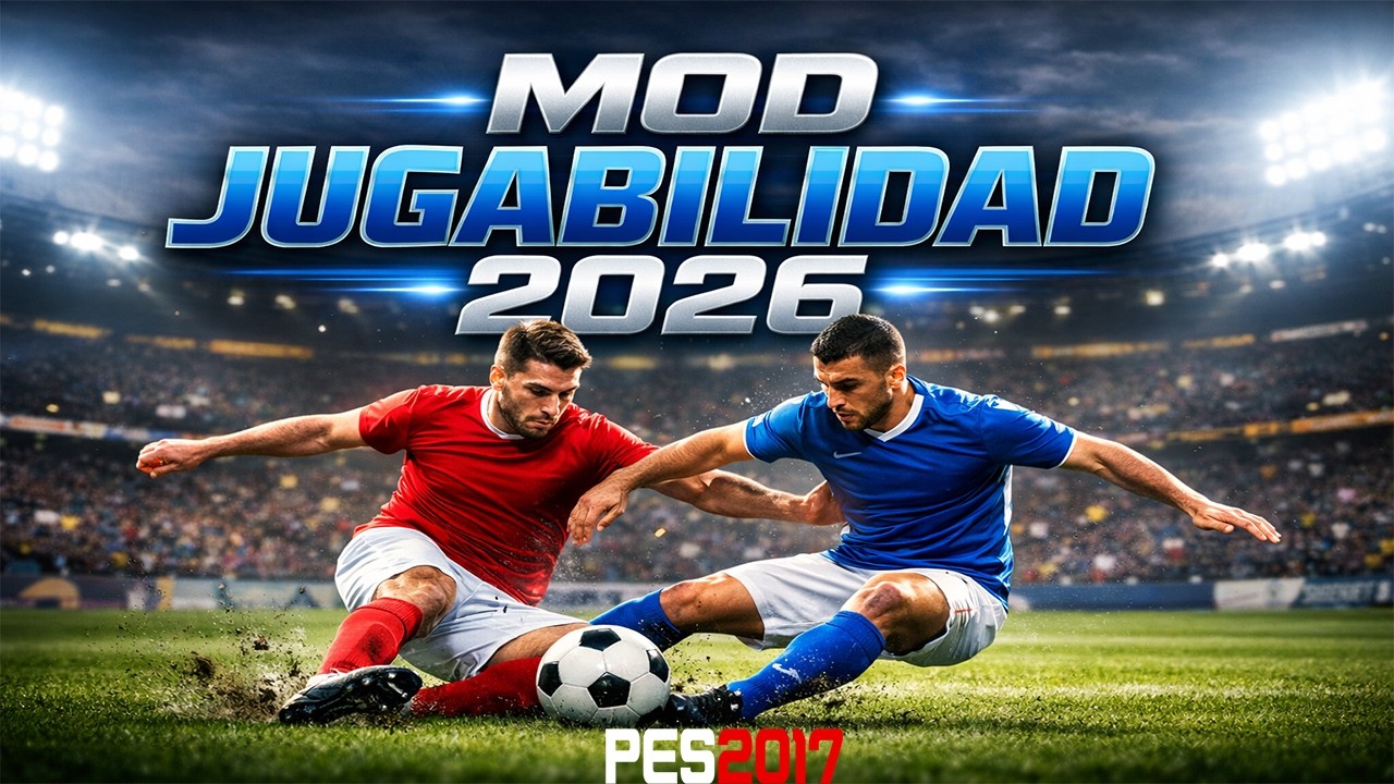 MOD JUGABILIDAD 2026 - PES 2017 PC