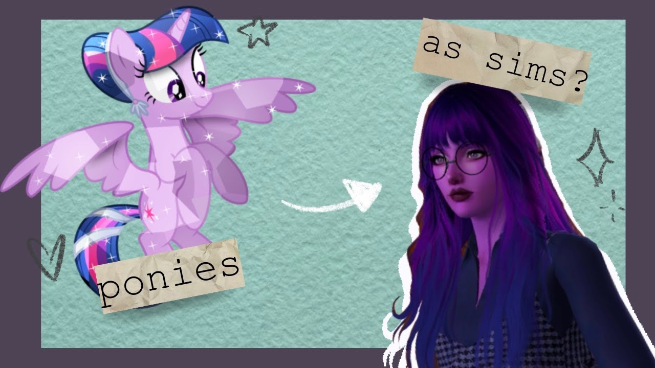 making twilight sparkle in the sims 3