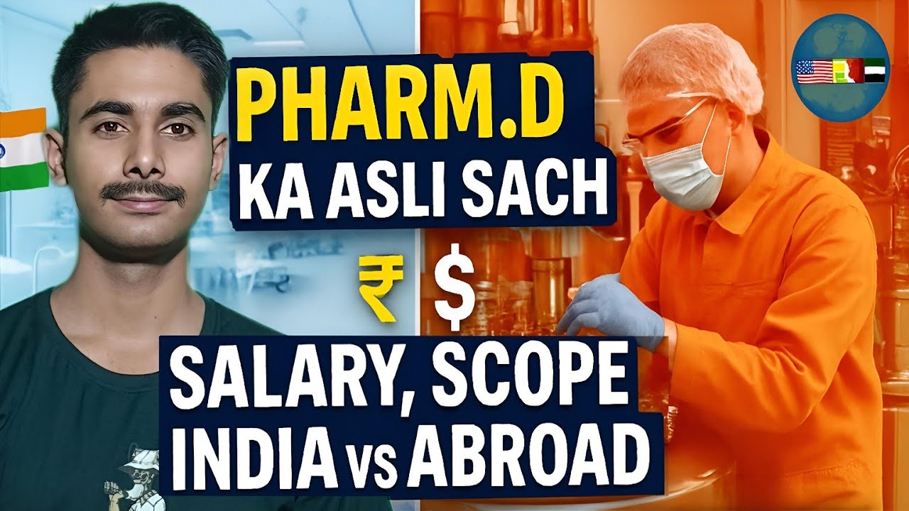 Pharm.D ka Asli Sach | Salary, Scope, India vs Abroad, B.Pharm se Better Hai?