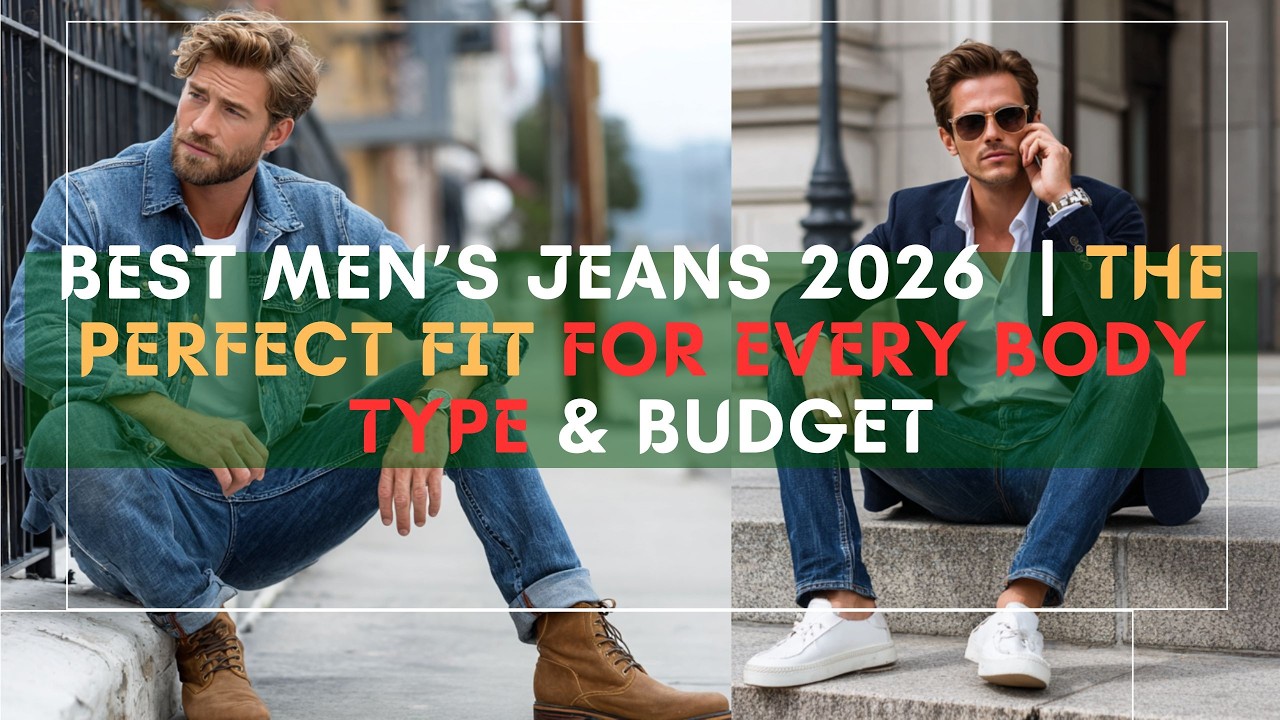 Best Men’s Jeans 2026  | The Perfect Fit for Every Body Type & Budget