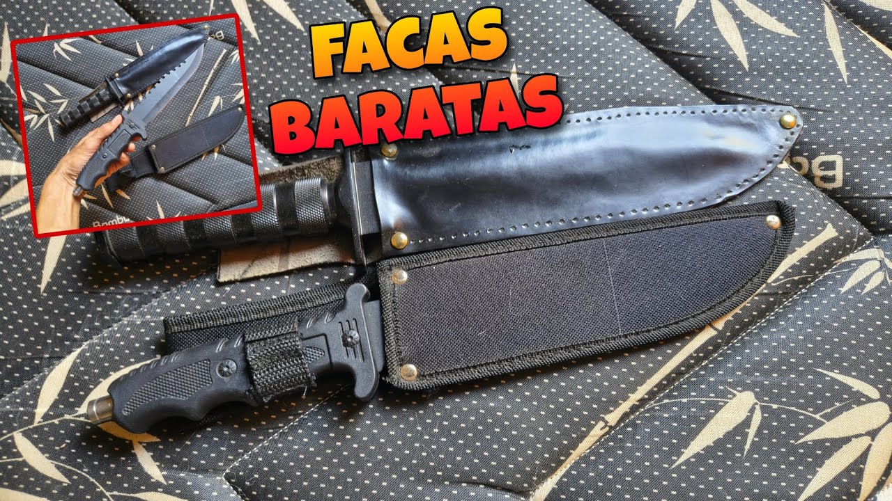 Testando o fio de 2 facas baratas será que presta?