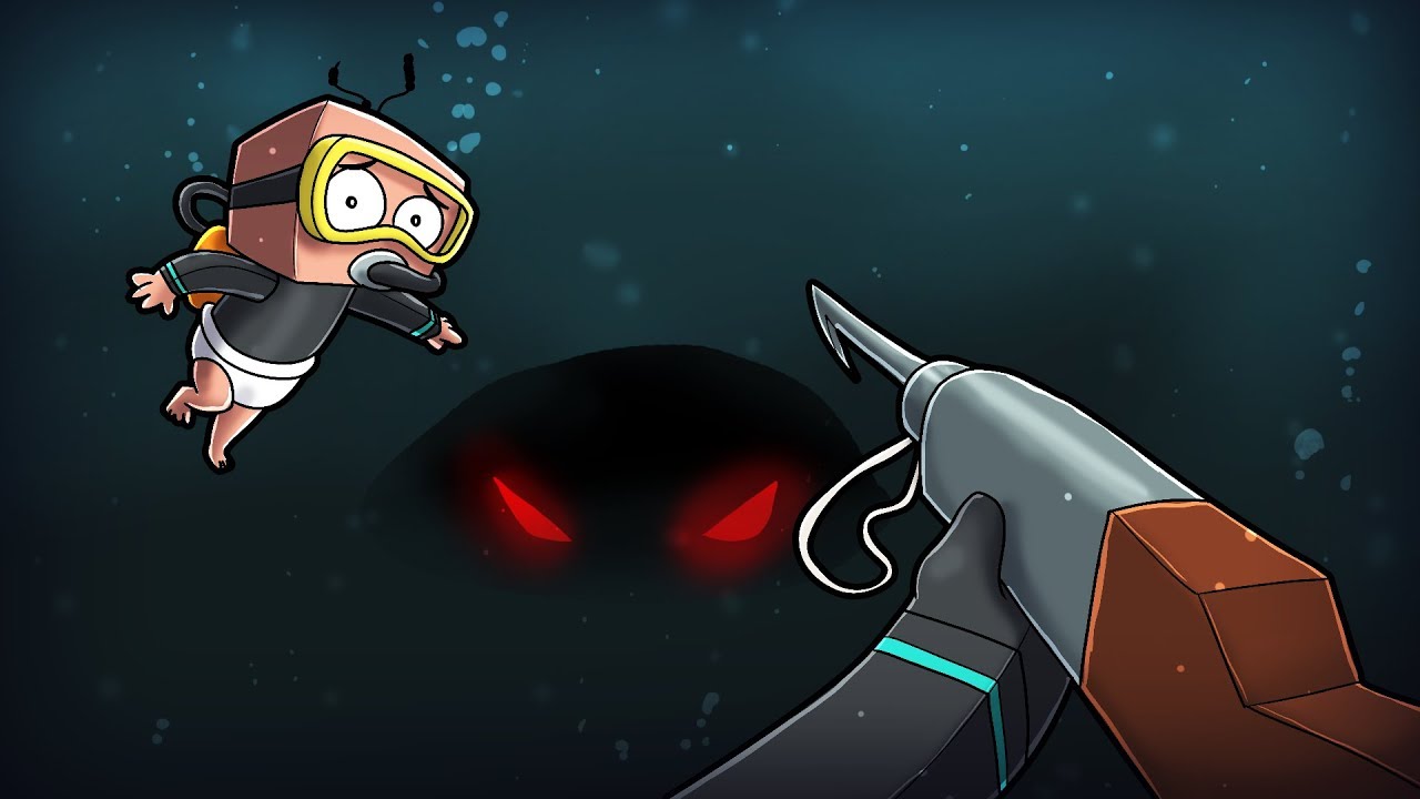Minecraft - HIDDEN BOSS FOUND DEEP SEA DIVING! (Who's Your DaddY)