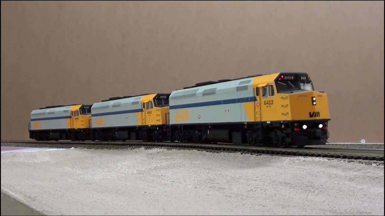 HO 14 Car Rapido Canadian With Old & New Power