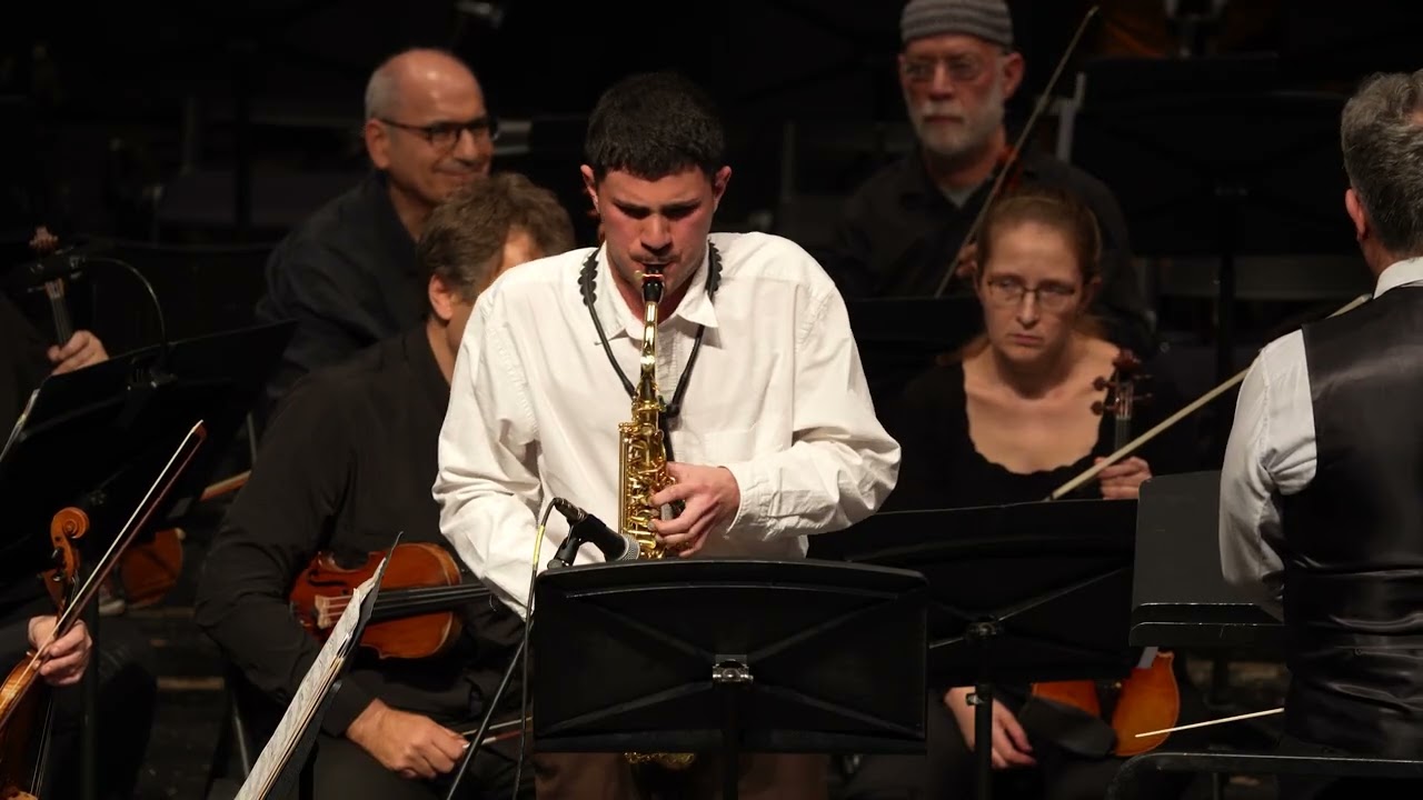 Alexander Glazunov - Concerto for Alto Saxophone, Eyal Ein-Habar- Conducting, saxophone: Ofek Barda