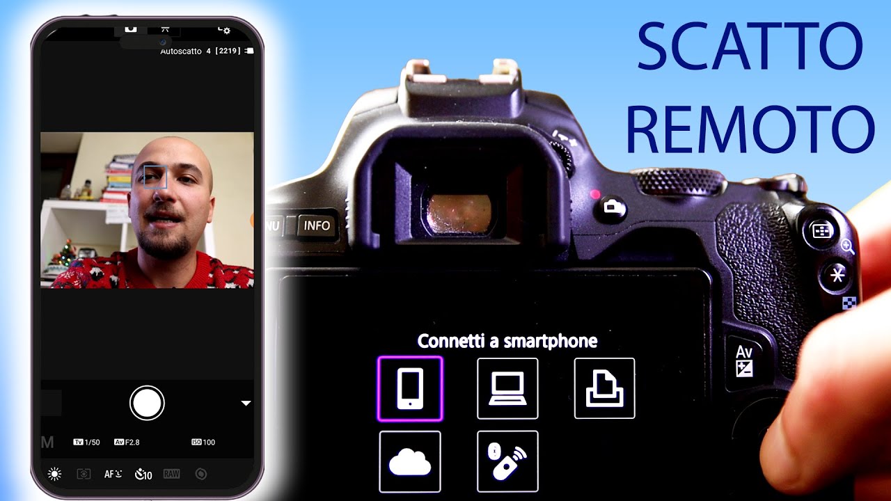 Scatto Remoto Mirrorless e Reflex Canon con Smartphone ITA