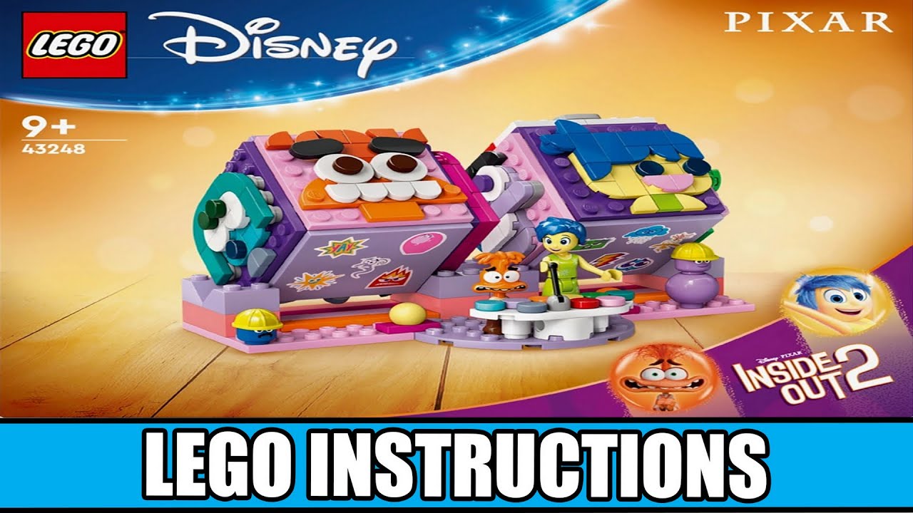 LEGO Instructions - Disney - Inside Out 2 - 43248 - Inside Out 2 Mood Cubes