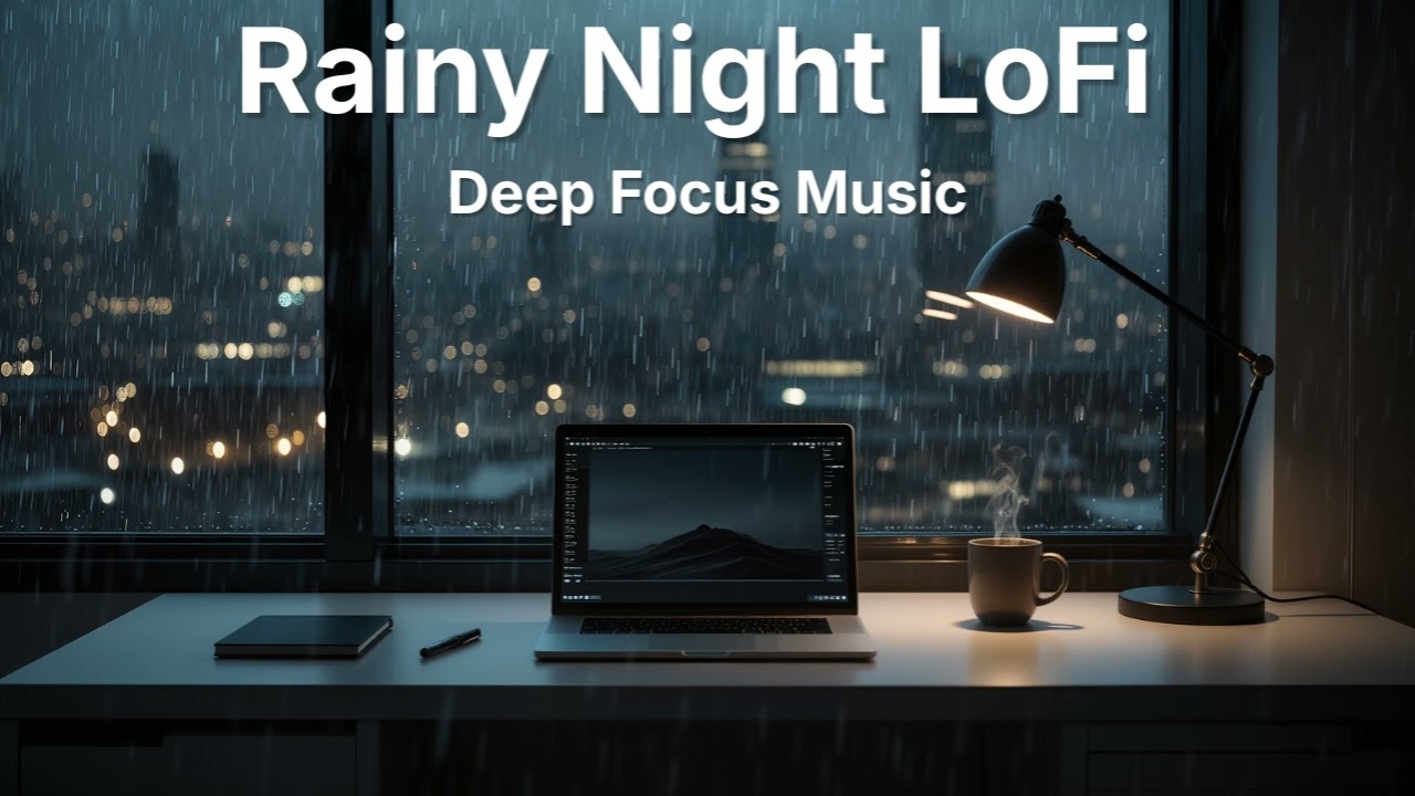 Rainy Night LoFi 🌧️ Deep Focus Music | Study, Work & Coding