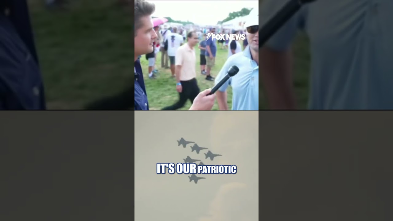 WATCH: Blue Angels fly over the Great American State Fair #july4th #shorts #flyover #america