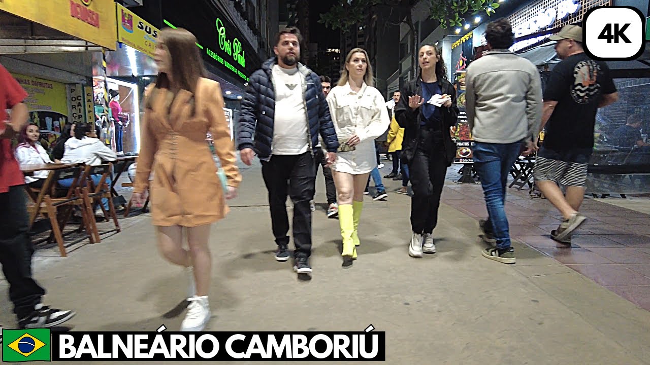 🇧🇷 Walkimg Balneário Camboriú Streets | Santa Catarina, Brazil |【4K】2023